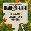 Heath & Heather Organic Green Tea with Ginger ~ 20 Tea Bags