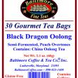 Black Dragon Oolong Tea Bags