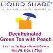 Liquid Shade® Decaffeinated Green Tea With Peach Iced Tea