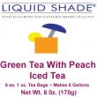 Liquid Shade® Green Tea with Peach Iced Tea Bags