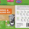 Cleancup-single-cup-brewer-cleaning-and-descaling-kit for Keurig Brewer